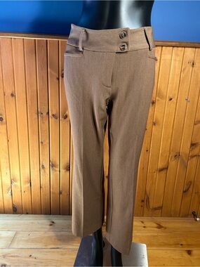 EUC.  Women's Brown High-Waist Dress Pants Trousers
